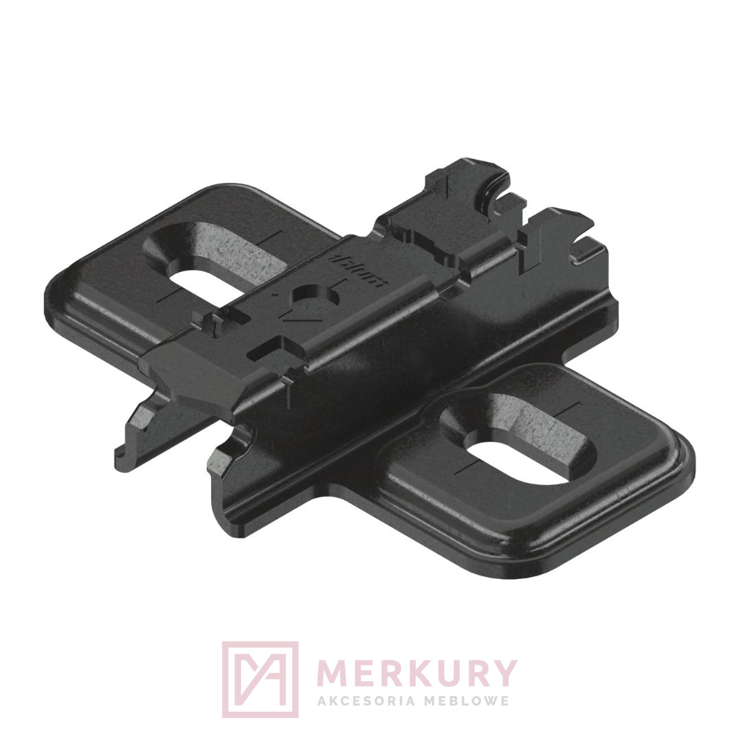 Prowadnik krzyżakowy do zawiasu CLIP BLUM 173L6130, czarny onyks, H=3 mm