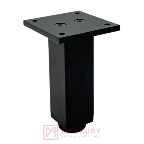 Nóżka meblowa regulowana LG-010 czarny mat H-150mm MERKURY Akcesoria Meblowe