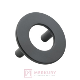 Uchwyt meblowy CIRCLE czarny mat 32mm MERKURY Akcesoria Meblowe