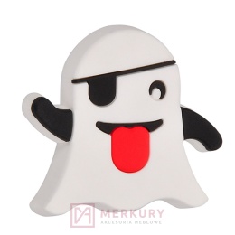 Gałka gumowa dziecięca Smiley H242-62RU46 duch MERKURY Akcesoria Meblowe