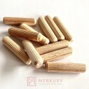 Kołek meblowy drewniany 8mm 35mm 100szt MERKURY Akcesoria Meblowe