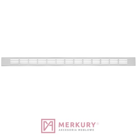 Kratka wentylacyjna TE12.0347.07.003 biały 23,5x375mm MERKURY Akcesoria Meblowe
