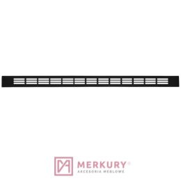 Kratka wentylacyjna TE12.0347.07.039 czarny 23,5x375mm MERKURY Akcesoria Meblowe