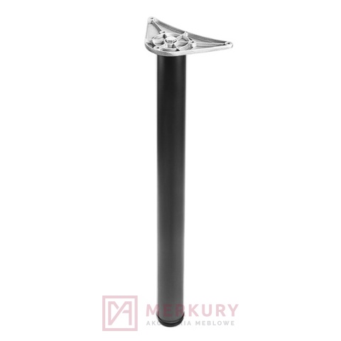 Noga meblowa stołowa TB04.0408.01.055 H-710mm czarna MERKURY Akcesoria Meblowe