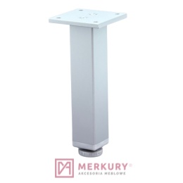 Nóżka meblowa regulowana LG-010 ALUMINIUM MAT H-60 MERKURY Akcesoria Meblowe