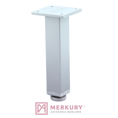 Nóżka meblowa regulowana LG-010 ALUMINIUM MAT H-60 MERKURY Akcesoria Meblowe