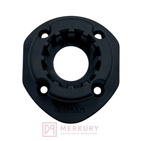 Płytka mocująca CAMAR SMILE czarna do nóżek SMILE