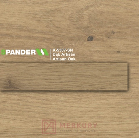Obrzeże meblowe ABS 22mm, dąb artisan K-5307-SN Spander