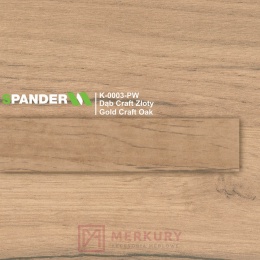 Obrzeże meblowe ABS 22mm x 0,8mm, dąb craft złoty, rolka, 150mb