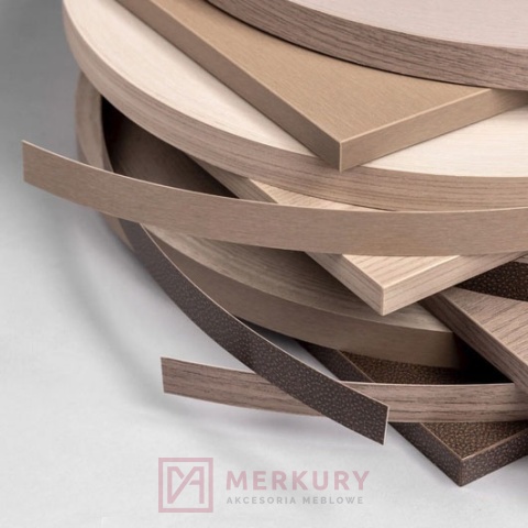 Obrzeże meblowe ABS 22mm x 0,8mm, dąb craft szary, rolka, 150mb