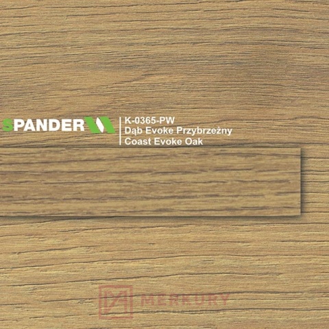 Obrzeże meblowe ABS 22mm, dąb evoke przybrzeżny K-0365-PW Spander
