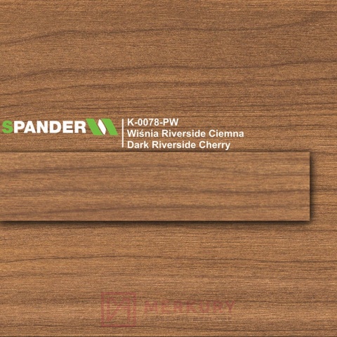 Obrzeże meblowe ABS 22mm, wiśnia riverside ciemna K-0078-PW Spander