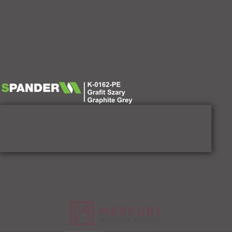Obrzeże meblowe ABS 22mm, grafit szary K-0162-PE Spander
