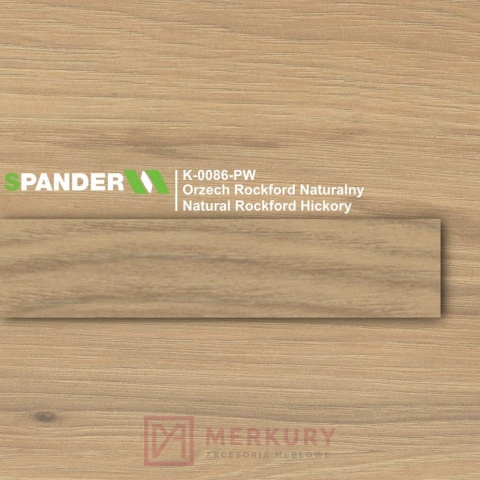 Obrzeże meblowe ABS 22mm, orzech rockford naturalny K-0086-PW Spander