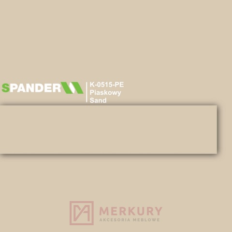 Obrzeże meblowe ABS 22mm, piaskowy K-0515-PE Spander