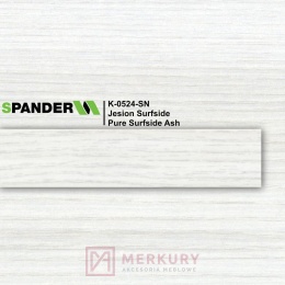 Obrzeże meblowe ABS 22mm, jesion surfside K-0524-SN Spander