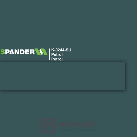 Obrzeże meblowe ABS 22mm, petrol K-0244-SU Spander