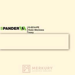 Obrzeże meblowe ABS 22mm, kość słoniowa K-0514-PE Spander