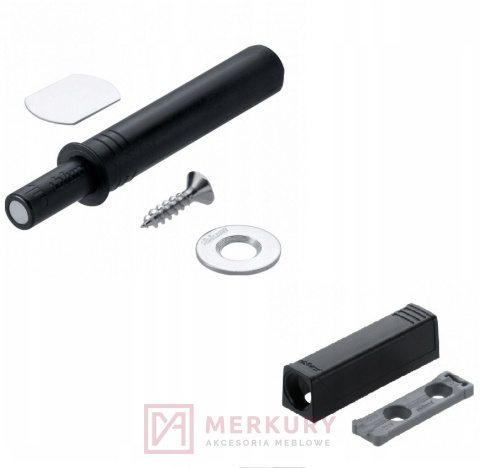 Odbojnik TIP-ON BLUM 956.1004 krótki z magnesem + adapter 956.1201 MERKURY Akcesoria Meblowe