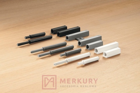 Odbojnik TIP-ON BLUM 956.1004 krótki z magnesem, brunatnoczarny SKLEP INTERNETOWY MERKURY AKCESORIA MEBLOWE MARIUSZ ADAMCZYK