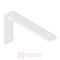 Podpórka kątownik do półek MP13, biały strukturalny, 10x20mm