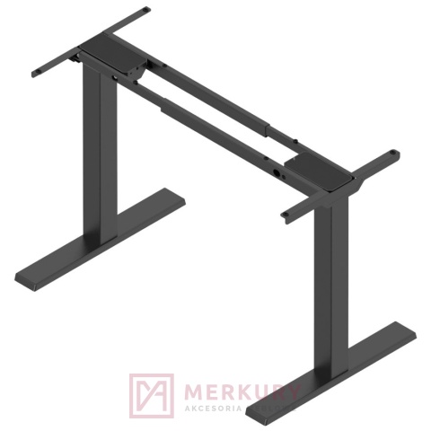 Stelaż biurka regulowany elektrycznie FUTURO Compact H=68,5-118cm czarny MERKURY Akcesoria Meblowe