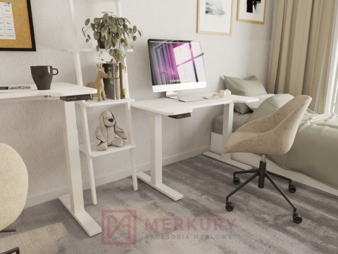 Stelaż biurka regulowany elektrycznie FUTURO Compact H=68,5-118cm czarny MERKURY Akcesoria Meblowe