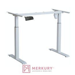 Stelaż biurka regulowany elektrycznie H=69,5-117,5cm biały MERKURY Akcesoria Meblowe