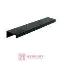 Uchwyt krawędziowy U9, czarny połysk, 120mm SKLEP INTERNETOWY MERKURY AKCESORIA MEBLOWE MARIUSZ ADAMCZYK