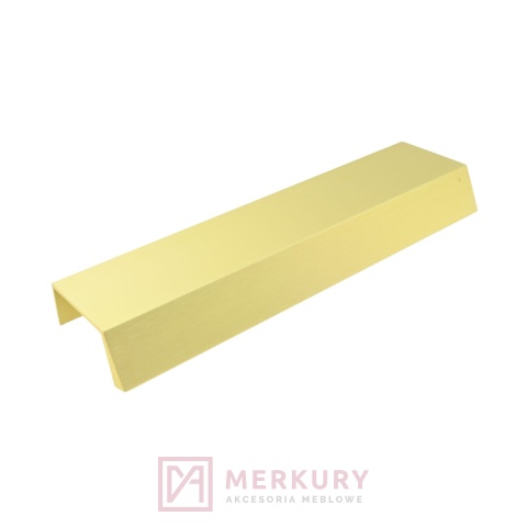 Uchwyt krawędziowy UA09 złoty mat 416/436mm MERKURY Akcesoria Meblowe