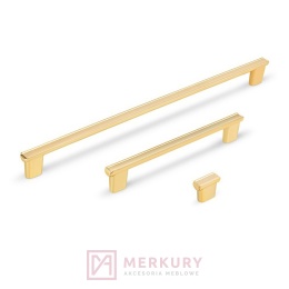 Uchwyt meblowy RIVA 15252Z1600M.11 złoty połysk MERKURY Akcesoria Meblowe