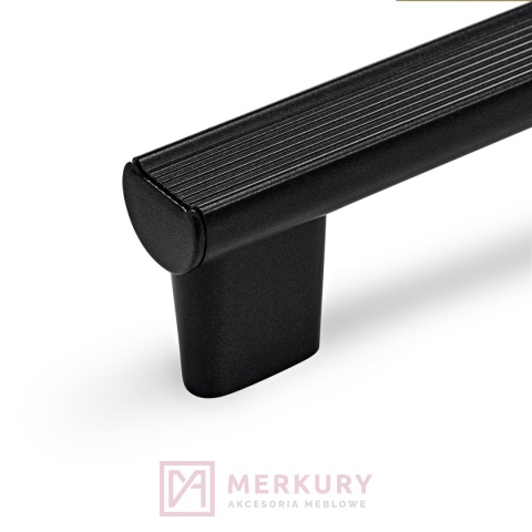 Uchwyt meblowy RIVA 16252A12000.V1 czarny mat 1200mm MERKURY Akcesoria Meblowe