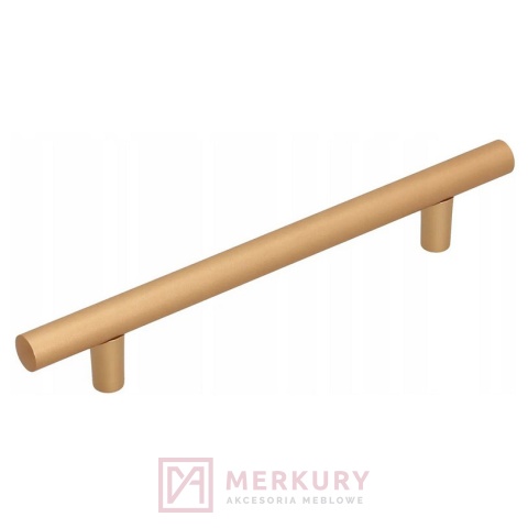 Uchwyt meblowy relingowy GAMET RE10  złoty satynowy 96/156mm MERKURY Akcesoria Meblowe