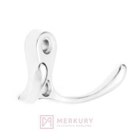 Wieszak meblowy DW19-A, chrom połysk MERKURY Akcesoria Meblowe Mariusz Adamczyk