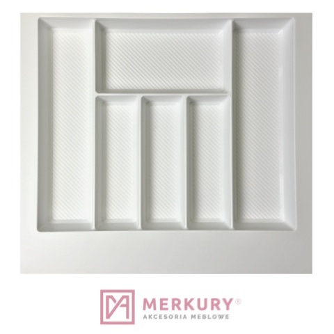 Wkład szufladowy MAX TE36.0121.05.013 do szafki 60cm biały 490-550x490mm MERKURY Akcesoria Meblowe