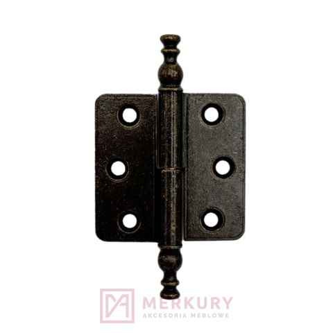 Zawias meblowy prawy ZS10-G0002-P czarny nikiel MERKURY Akcesoria Meblowe