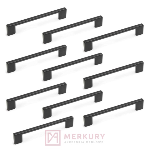 Uchwyt meblowy DC D705 128mm czarny mat MERKURY Akcesoria Meblowe