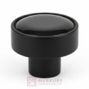 Gałka meblowa drewniana GD08 czarna gładka MERKURY Akcesoria Meblowe