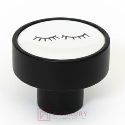 Gałka meblowa drewniana GD08 V40 rzęsy MERKURY Akcesoria Meblowe