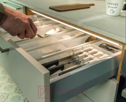 Gotowy zestaw oświetlenia szuflady 12V, 4000K, Loox5 2194 HÄFELE, L-763mm