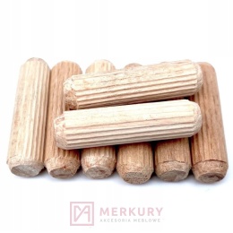 Kołek meblowy drewniany 8mm 35mm 50szt MERKURY Akcesoria Meblowe