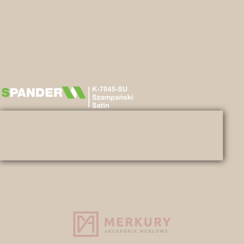 Obrzeże meblowe ABS 22mm, szampański K-7045-SU Spander