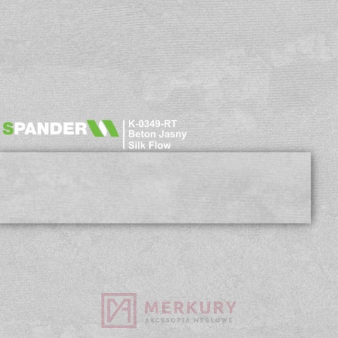 Obrzeże meblowe ABS 22mm, beton jasny K-0349-RT Spander
