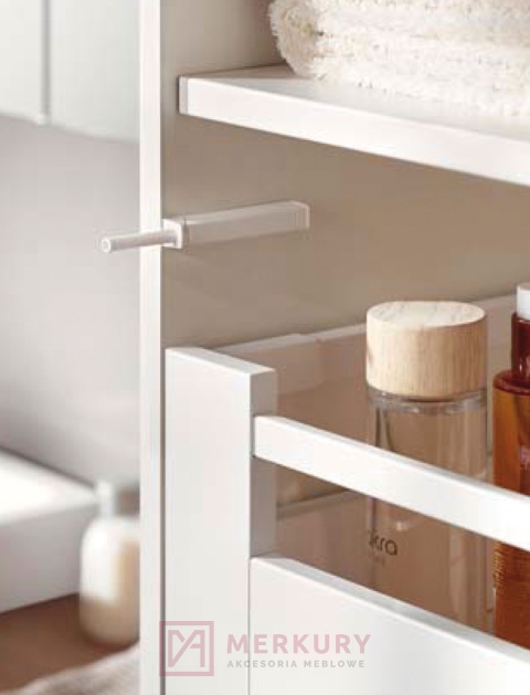 Odbojnik TIP-ON BLUM 956A1004 długi z magnesem, biały SKLEP INTERNETOWY MERKURY AKCESORIA MEBLOWE MARIUSZ ADAMCZYK