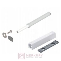 Odbojnik TIP-ON BLUM 956A1004 długi z magnesem, biały SKLEP INTERNETOWY MERKURY AKCESORIA MEBLOWE MARIUSZ ADAMCZYK