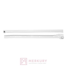 Prowadnica rolkowa GAMET, biały, 600mm