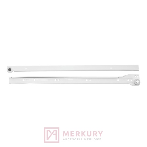 Prowadnica rolkowa GAMET, biały, 250mm