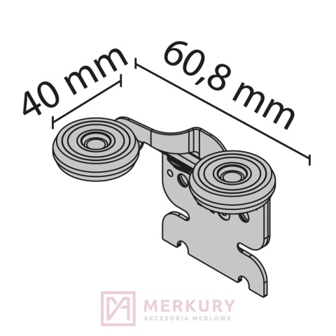 Prowadnik górny Łożyskowany SOLID PRO firmy LAGUNA nr 8217