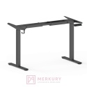 Stelaż biurka MULTI regulowany elektrycznie, H=72-120cm czarny dwusilnikowy MERKURY AM Izdebnik