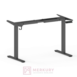 Stelaż biurka MULTI regulowany elektrycznie, H=72-120cm czarny dwusilnikowy MERKURY AM Izdebnik